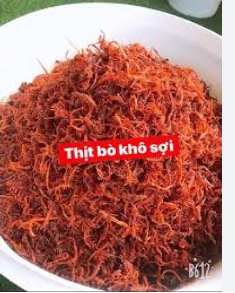Khô bò đỏ sợi hiệu MyNa -  500g