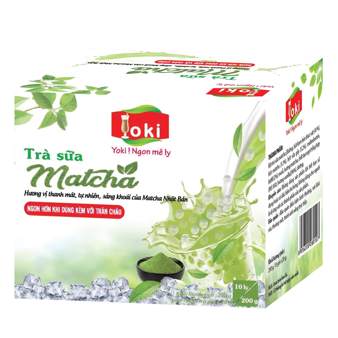 Trà sữa Matcha Yoki