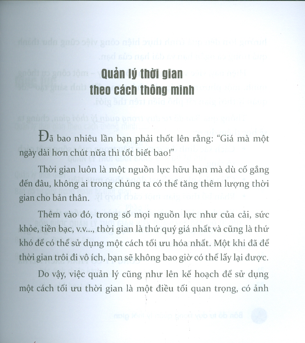 Bản Đồ Tư Duy Trong Quản Lý Thời Gian (Tái Bản)