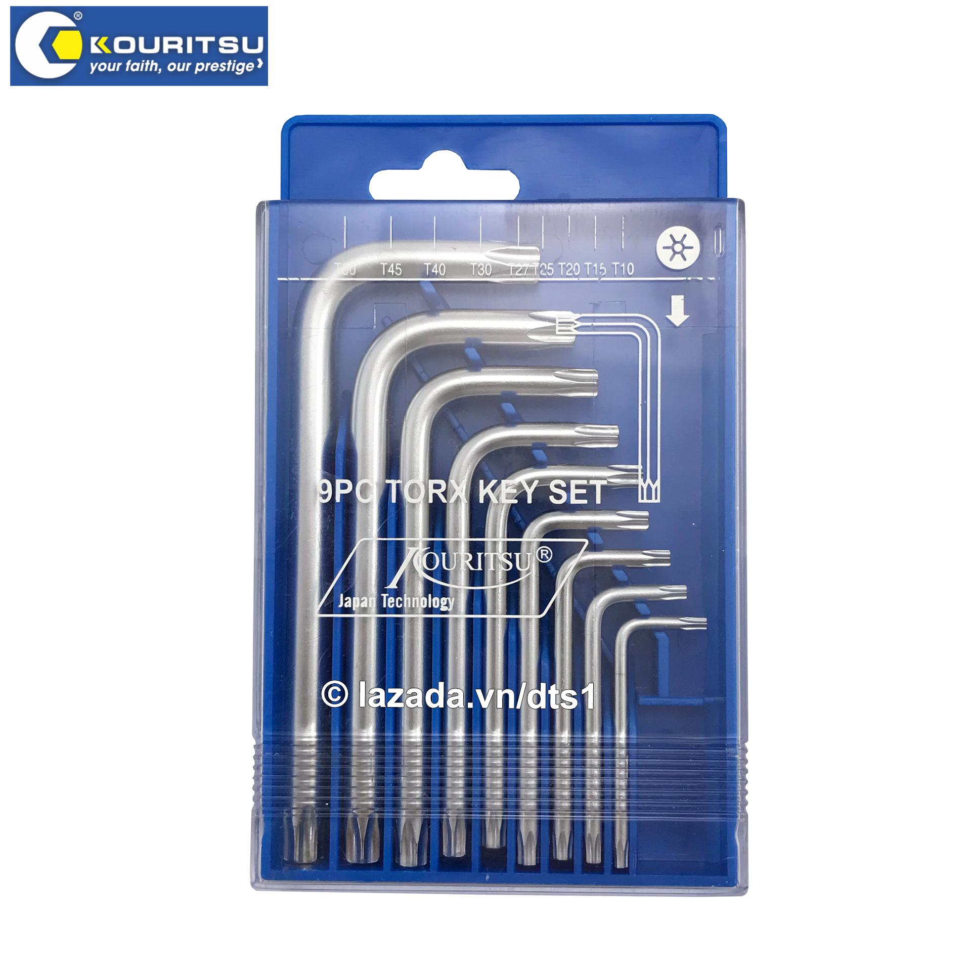 Bộ lục giác hoa thị ngắn có lỗ Nhật Bản Kouritsu T04403 - Bộ lục giác bông lỗ