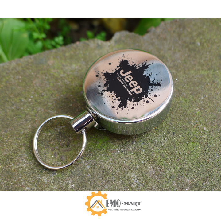 [FreeshipMAX] Móc khóa dây rút kim loại