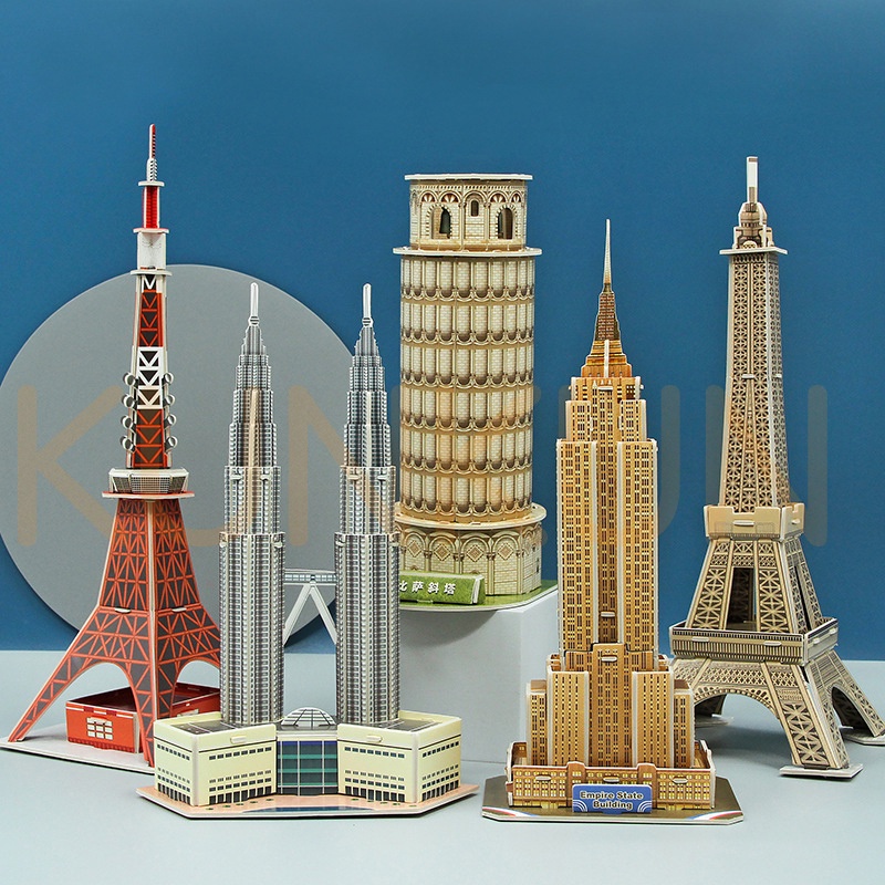 Mô Hình Giấy 3D Tự Lắp Ráp - Mô Hình Kì Quan Thế Giới