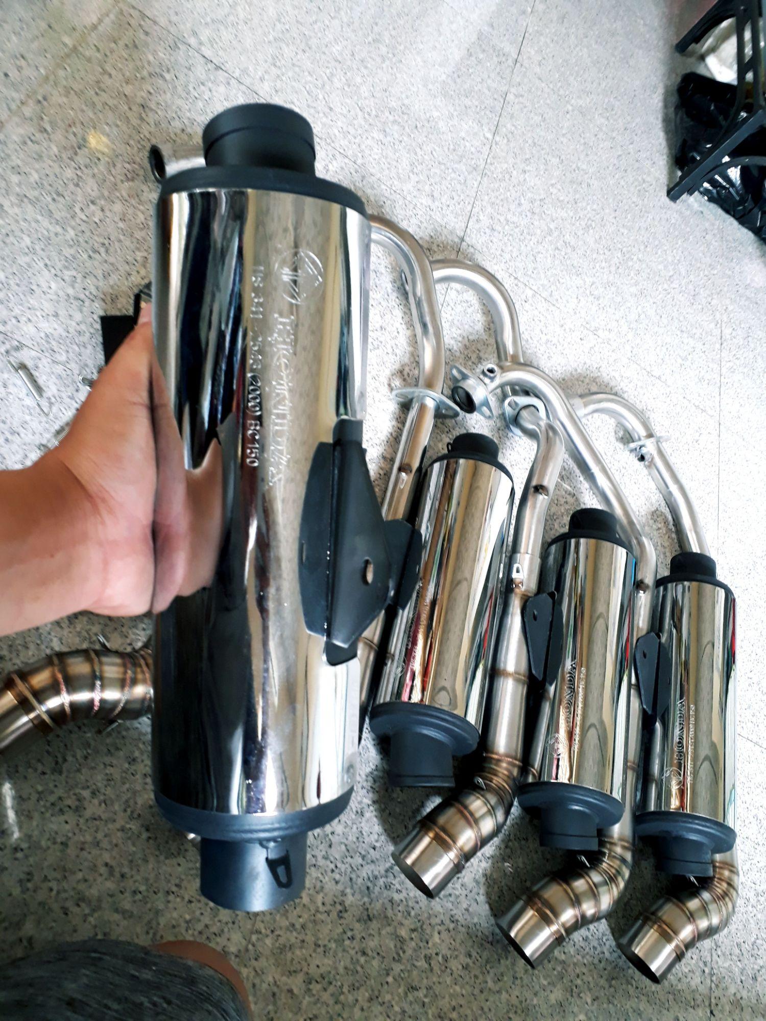 PÔ CBR NGẮN FULL CỖ 2 KHÚC INOX 304
