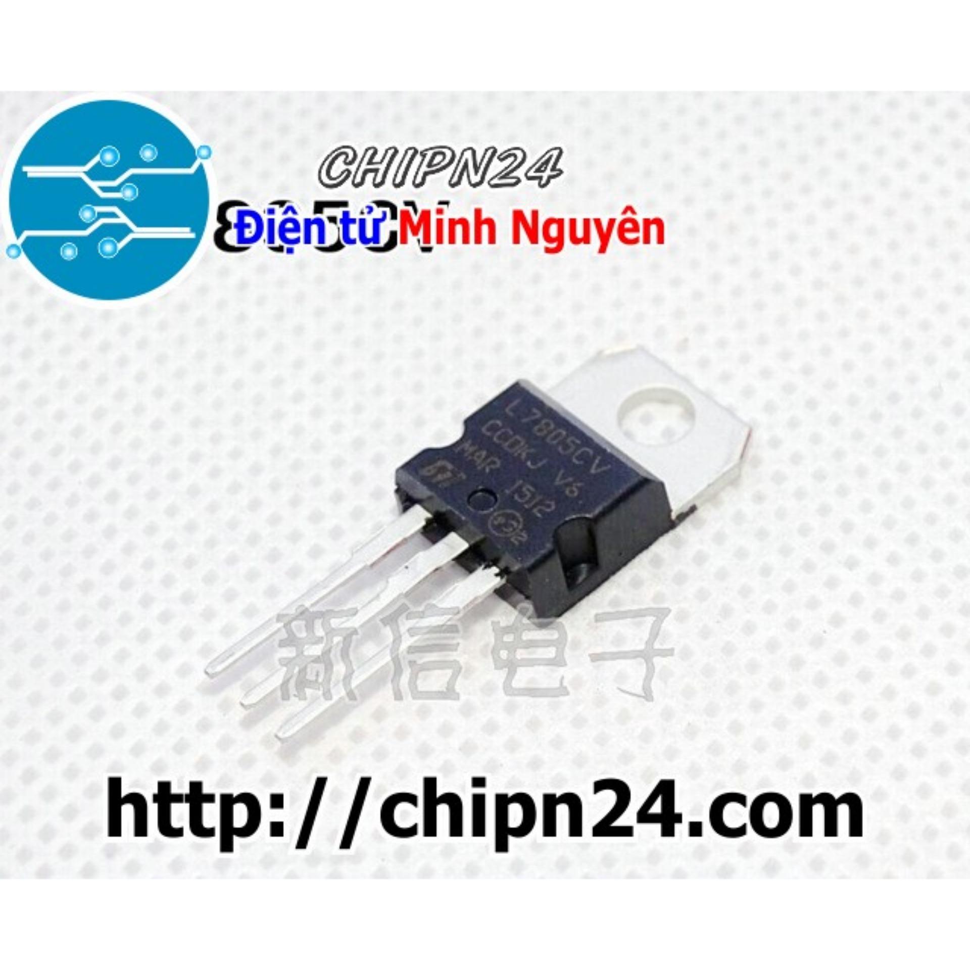 [3 con] (DIP) IC L7805CV TO-220 (L7805 7805 1A 5V)
