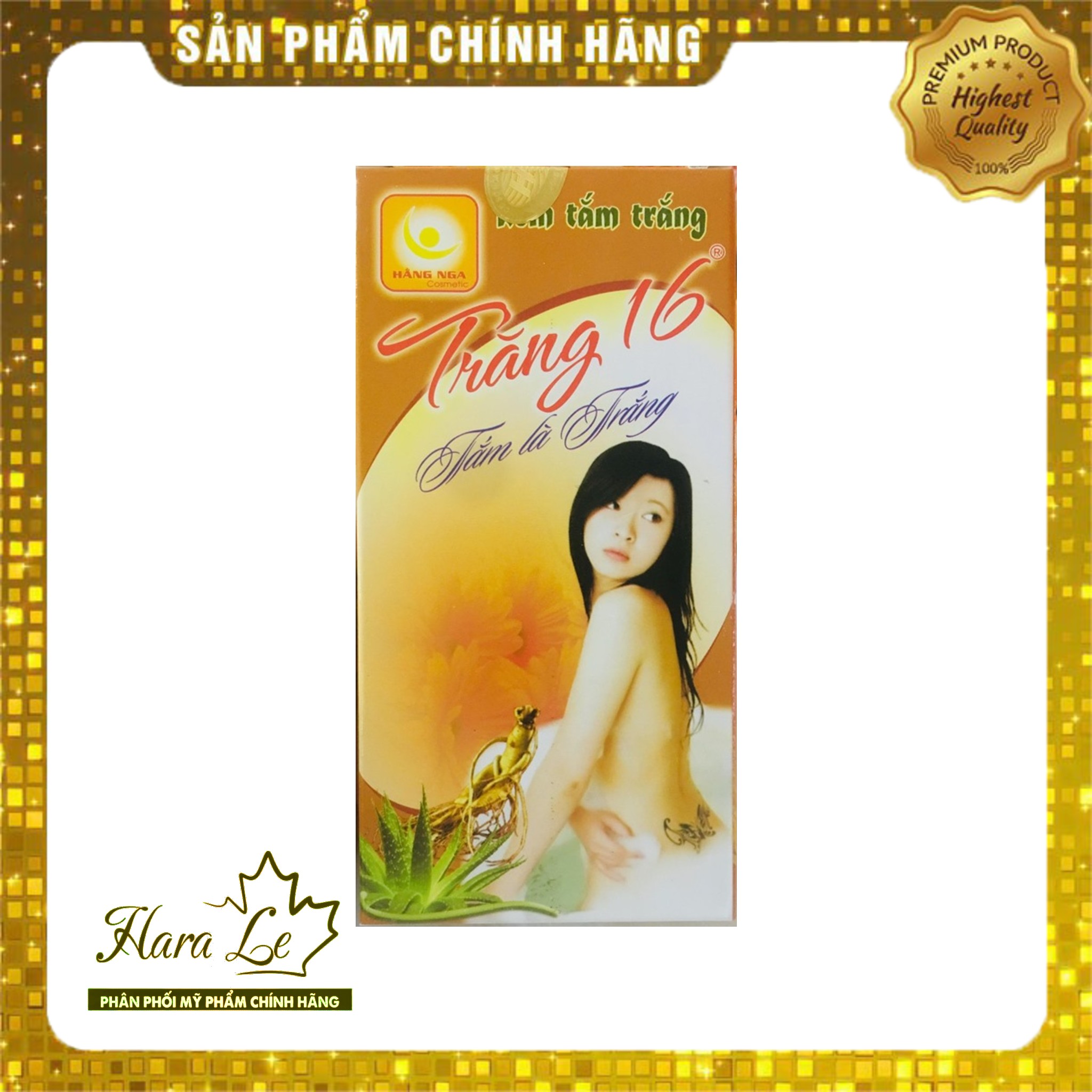 Kem Tắm Trắng TRĂNG 16 Hara