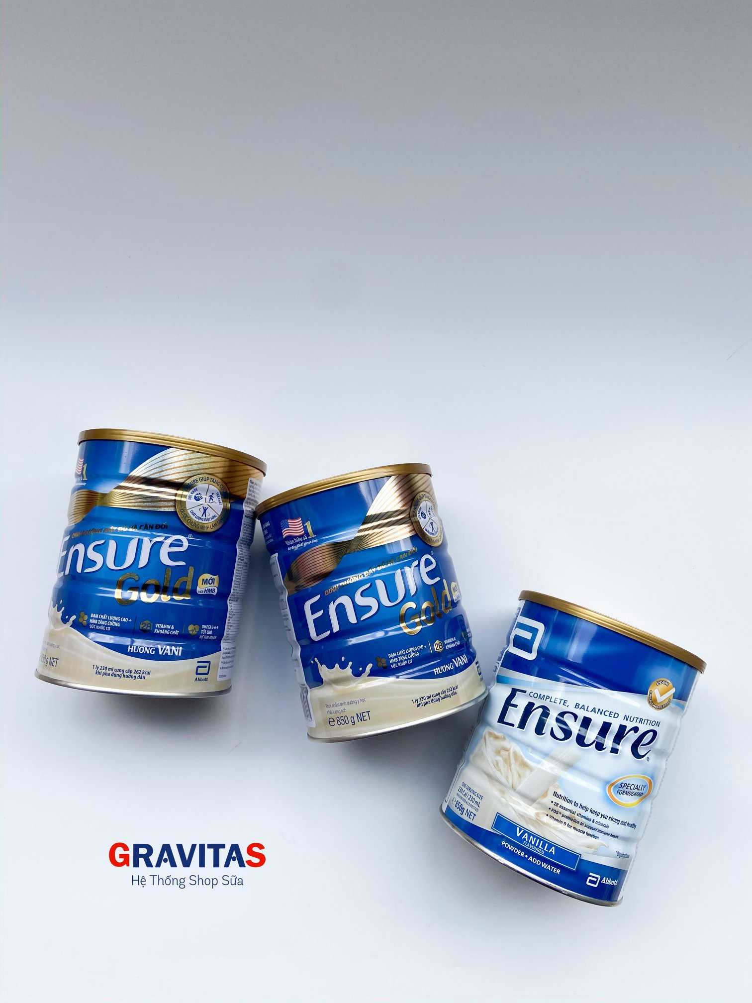 Sữa Ensure Gold Vani 850Gm