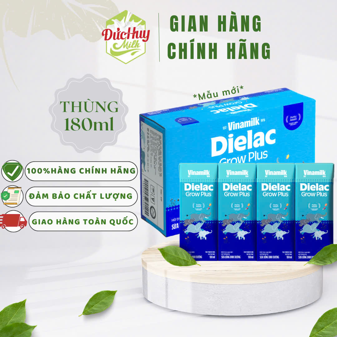 Box of 48 Boxes of Dielac Growplus Ready-To-Drink Powdered Milk 110Ml/180Ml