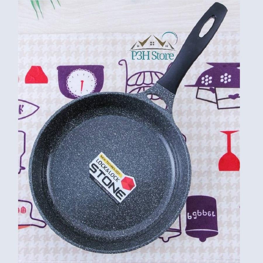 Chảo chống dính vân đá đáy từ Lock&Lock Stone size 24cm