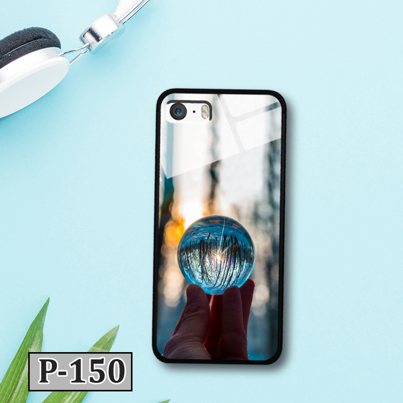 Ốp điện thoại IPHONE 5S - lưng kính in hình 3D