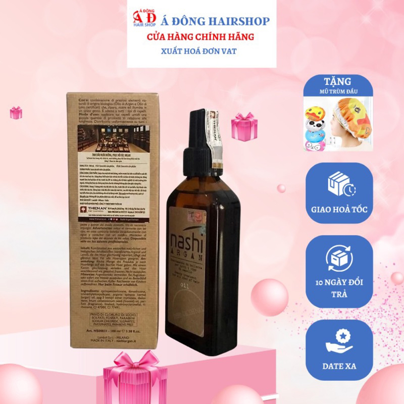 Tinh dầu dưỡng tóc nashi argan oil 30ml100ml