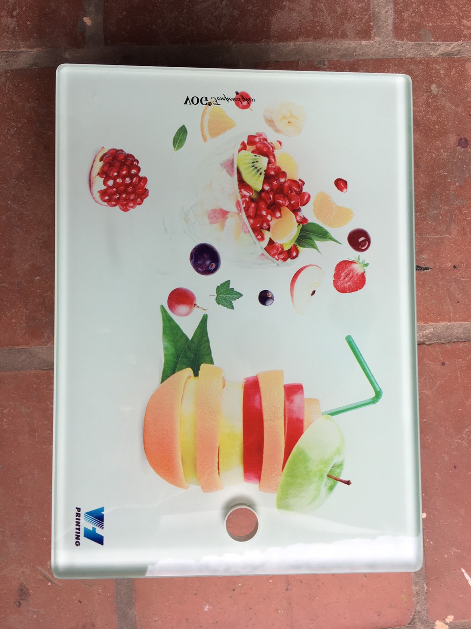 Thớt kính cường lực 3D Vũ Hân (250x350x12mm) - VH2108