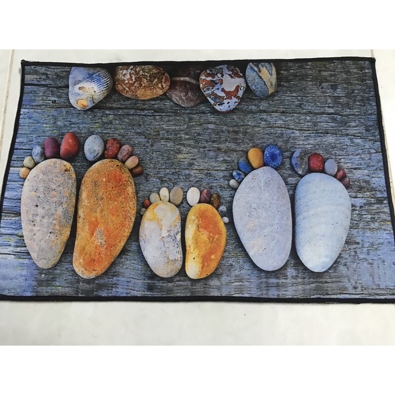Thảm lau chân 3D 40x60cm,thảm chùi chân