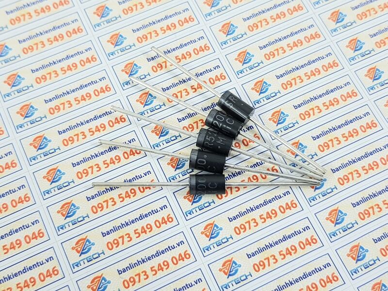 [Combo 20 chiếc] ​SR5200 Diode Schottky Rectifier 5A 200V DO-15
