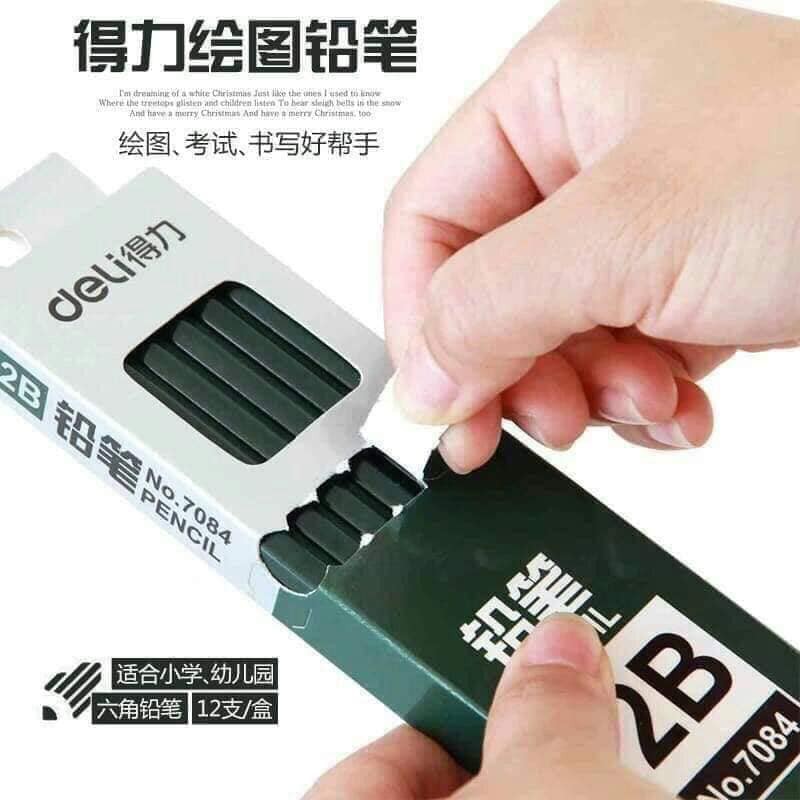 Bút chì deli vỉ 12 cây