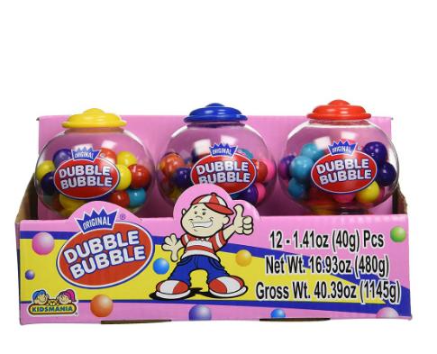 Combo 3 Máy bán kẹo Dubble Bubble Original 40gr