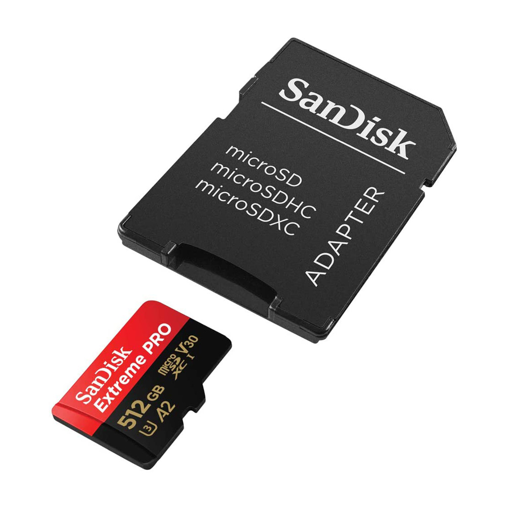 Thẻ nhớ MicroSDXC SanDisk Extreme PRO A2 - 512GB V30 U3 Class 10 UHS-I 200MB/s