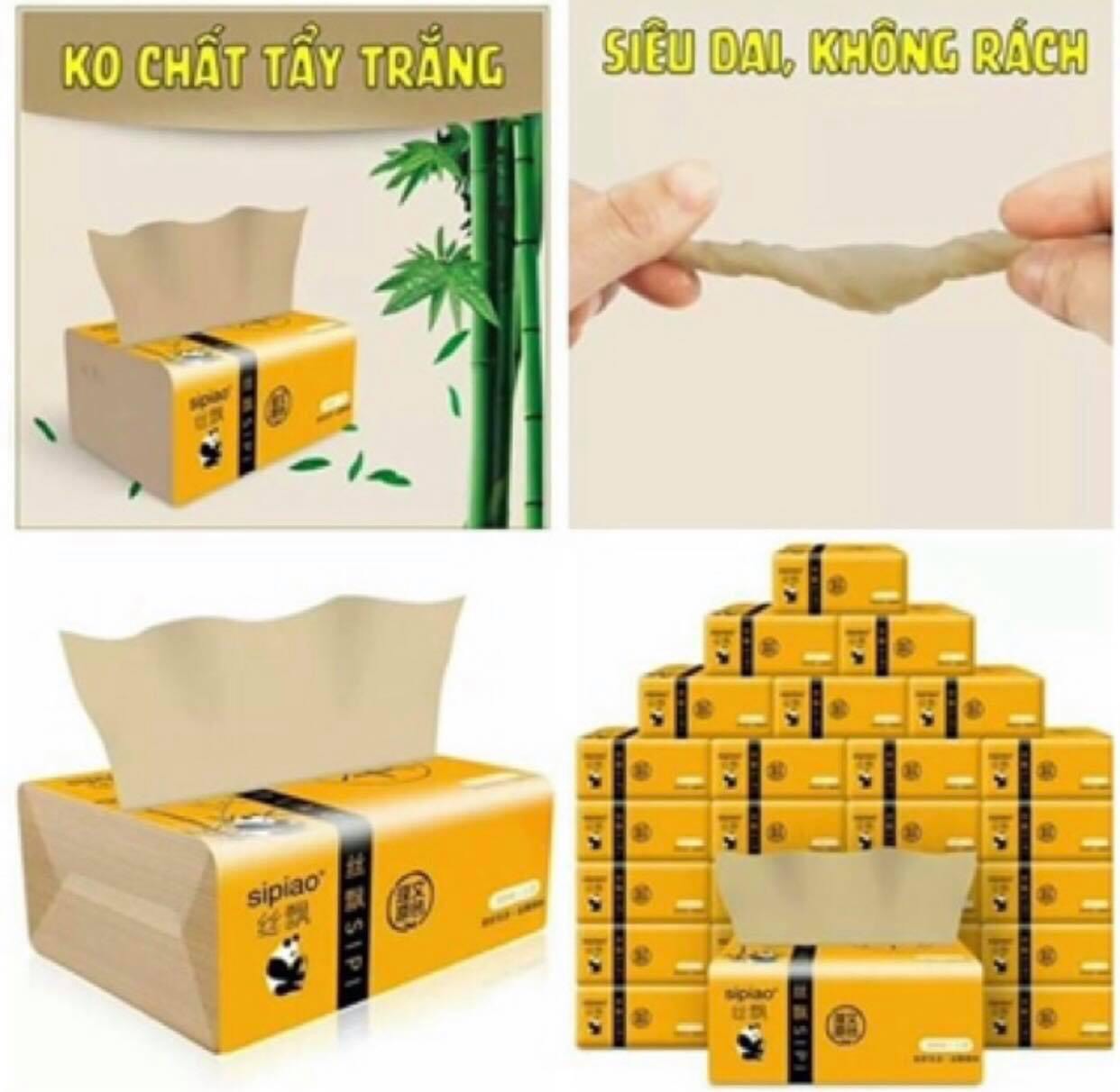 [HCM] 1 gói Khăn giấy gấu trúc sipiao