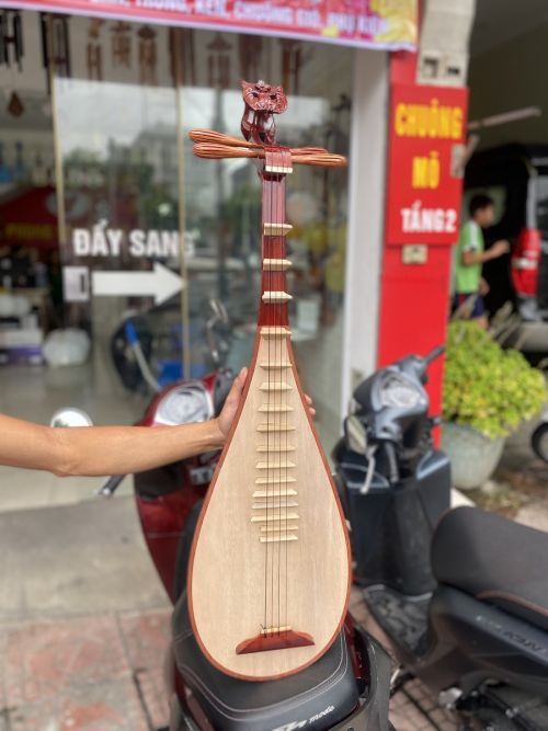 Đàn tỳ bà gỗ hương không khảm