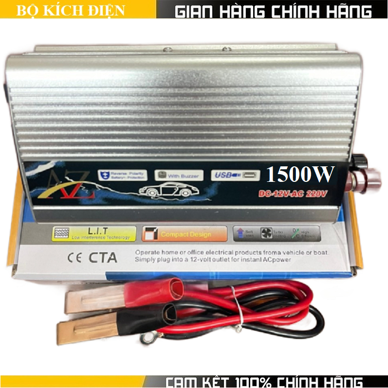 Bộ đổi nguồn 2000w - điện áp vào:12v điện áp ra: ac 220v