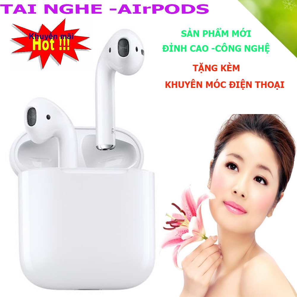 Tai nghe bluetooth,Tai nghe không dây cao cấp,Tai nghe phiên bản mới ,sản phẩm mới được thiết kế nhỏ gọn thiện lợi , âm thanh êm nghe nhạc rất hay , QUÀ TẶNG KÈM KHUYÊN MÓC ĐIỆN THOẠI