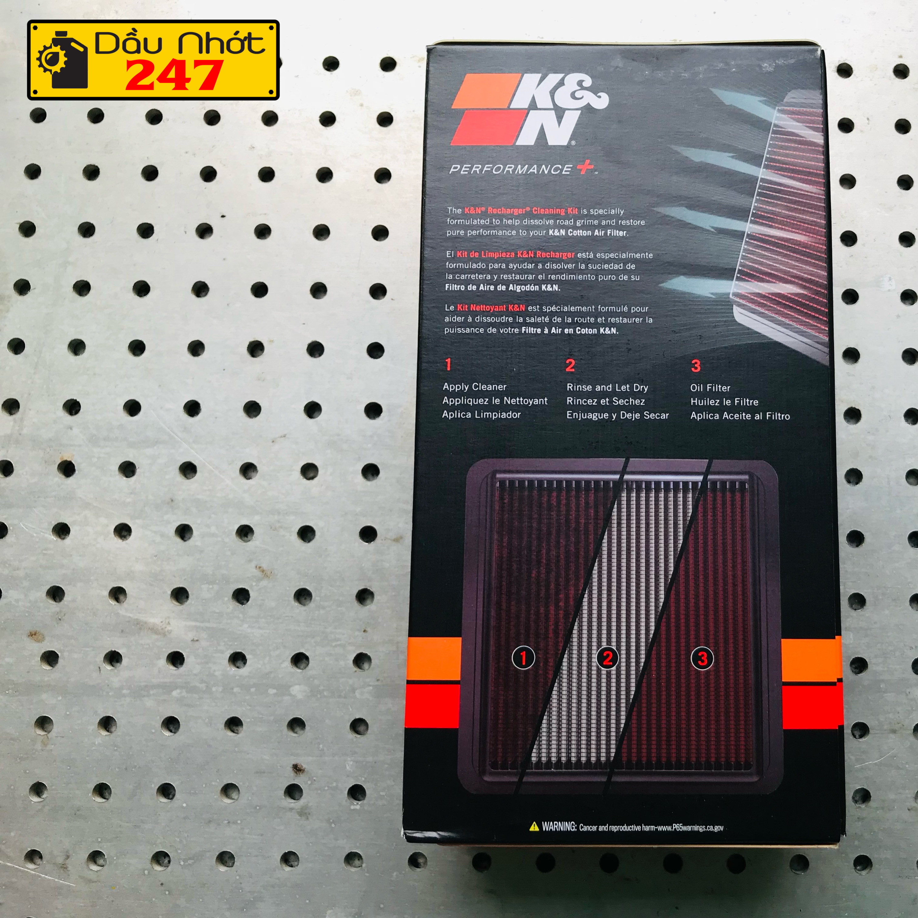 Bộ vệ sinh lọc gió KN K&N Air Filter Cleaning Kit