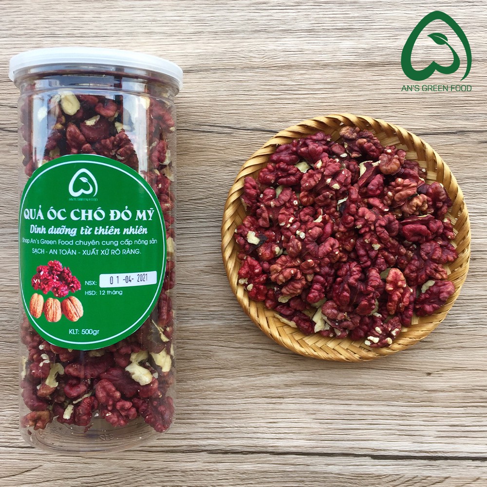 Nhân Quả Óc Chó Đỏ Hartley Mỹ-Hàng Nhập Khẩu (500g)