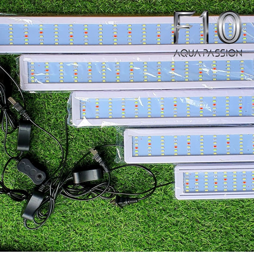 Đèn led máng 6 hàng led wrbg siêu sáng dành cho bể thủy sinh -20CM - 30CM - 40CM - 50CM - 60 CM - 80 CM