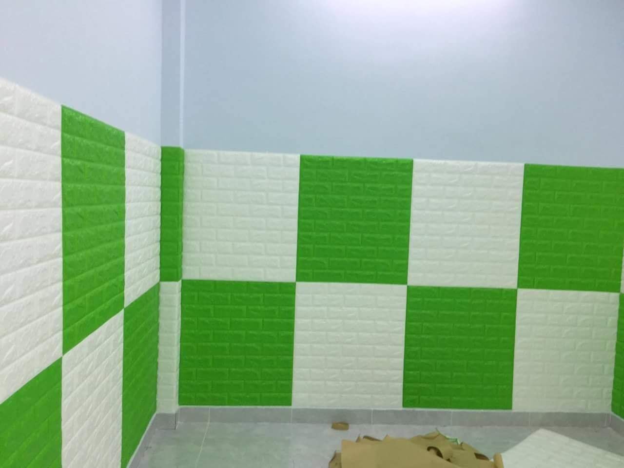 Xốp Dán Tường Giả Gạch 3D ( dày 3mm- 4mm- 5mm) - Khổ Lớn 70X77