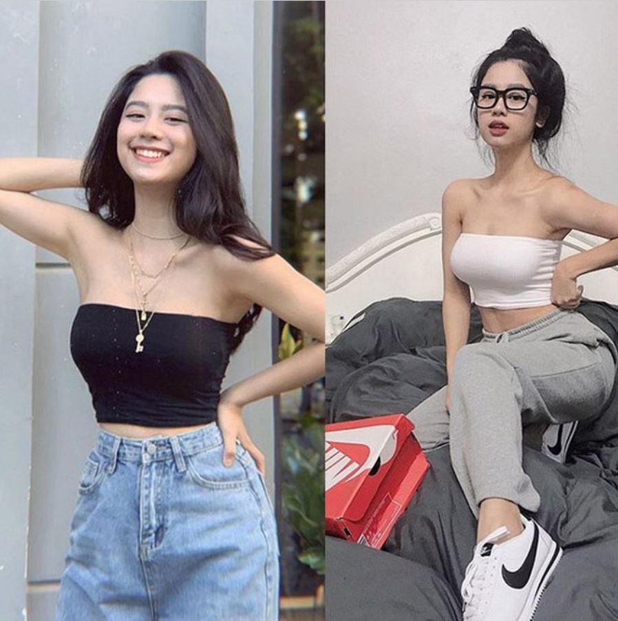 Áo Quây Croptop Nữ Chất Bozip Siêu Sexy