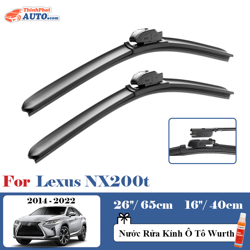 Gạt mưa xe lexus nx200t silicone