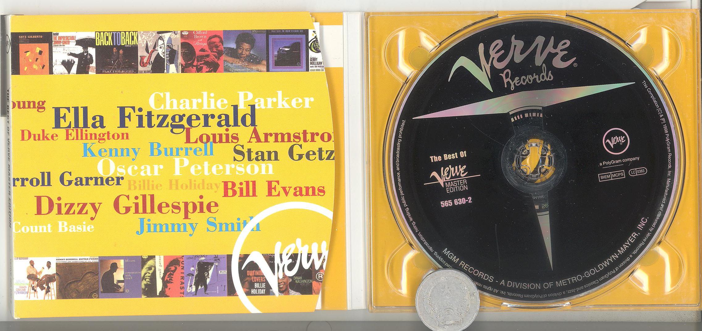 Stereomate - Đĩa nhạc - CD gốc: Verve Jazz Masters - Tuyển chọn của hãng Verve