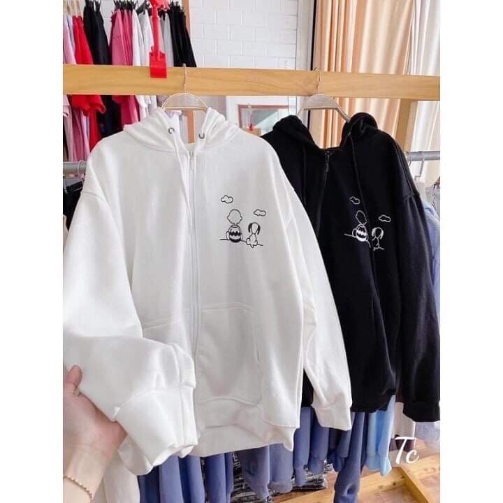 FREESHIP  áo hoodie khoá cậu bé và cún