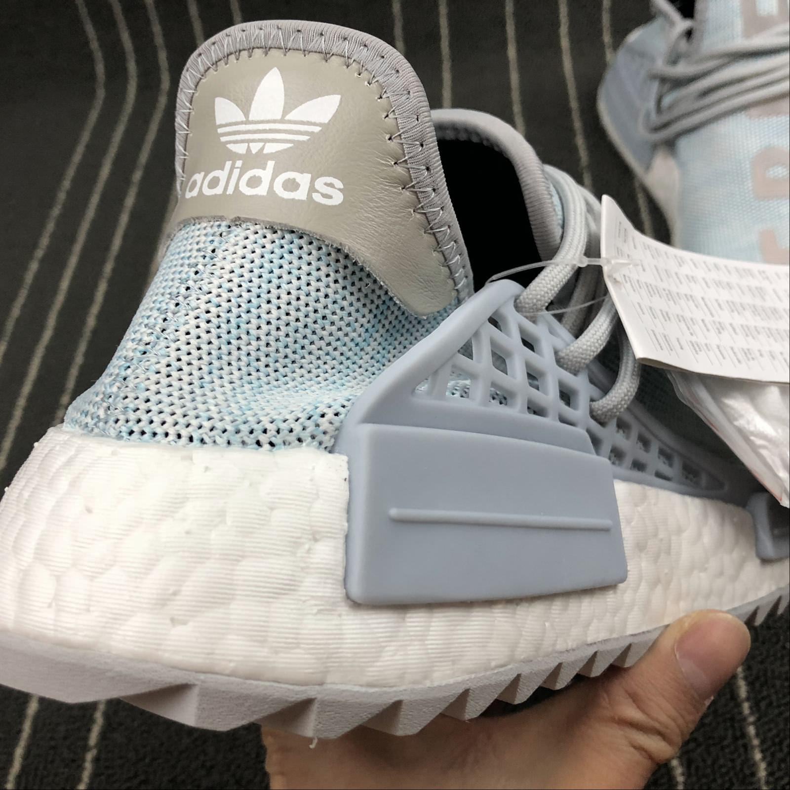 [Full Box] Giày thể thao HUMAN RACE NMD Xanh xám nhạt tím