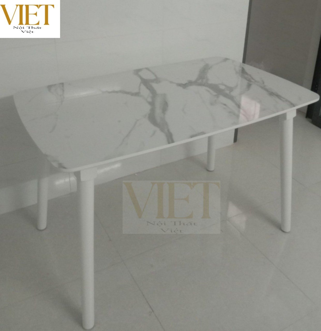 Bộ bàn ăn dã đá hiện đại