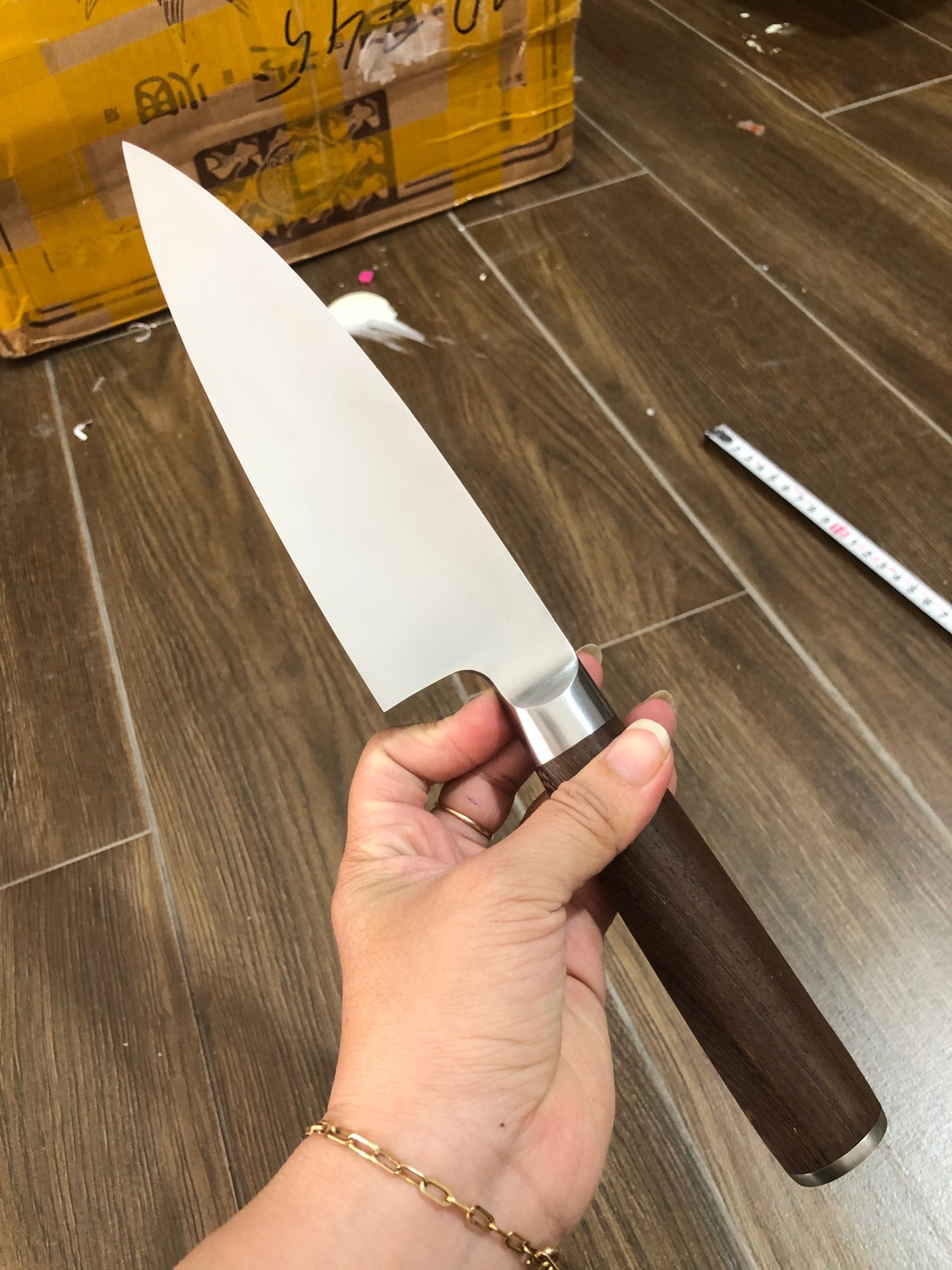 Dao làm bếp deba tay phải, dày 5li TAKAYUKI