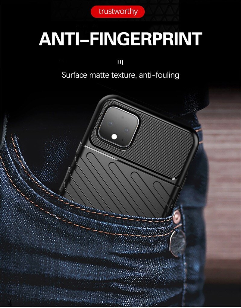 [LaoHac Store] Ốp Lưng Chống Sốc Dạng Vân Chéo Dành Cho Google Pixel 4/4XL