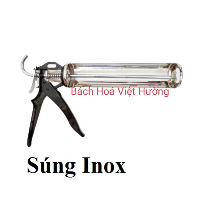 Súng bắn keo silicone bằng inox loại đẹp