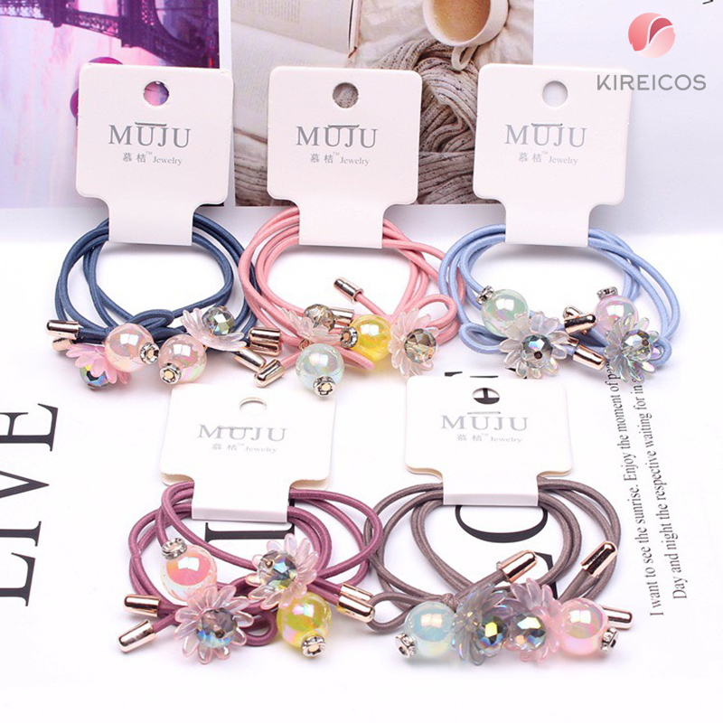 [HCM]Set 2 Sợi cột Tóc Đính Hạt xinh Xắn B274 - Giao Ngẫu Nhiên