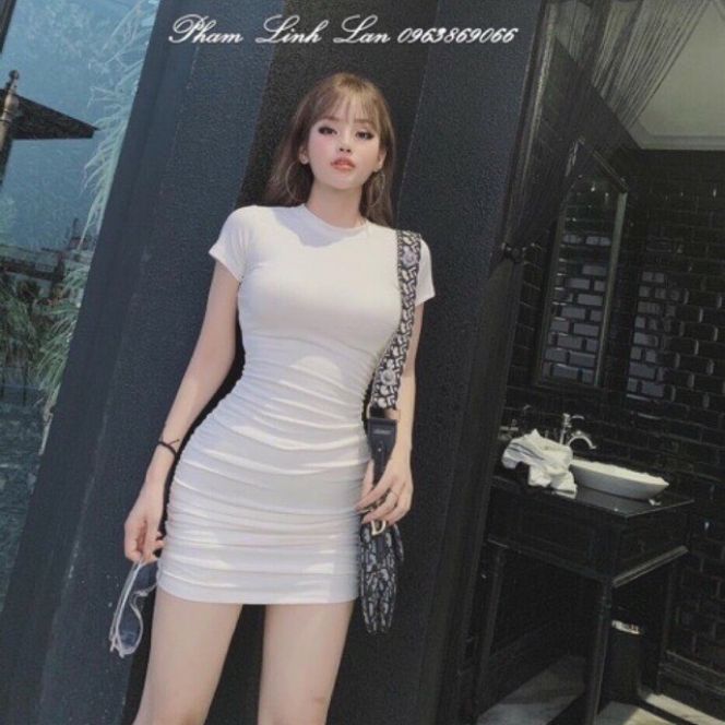 Đầm lụa mẫu hót ôm body dáng chuẩn form đẹp dưới 50 kg trở lại đầm dự tiệc đầm thiết kế đẹp