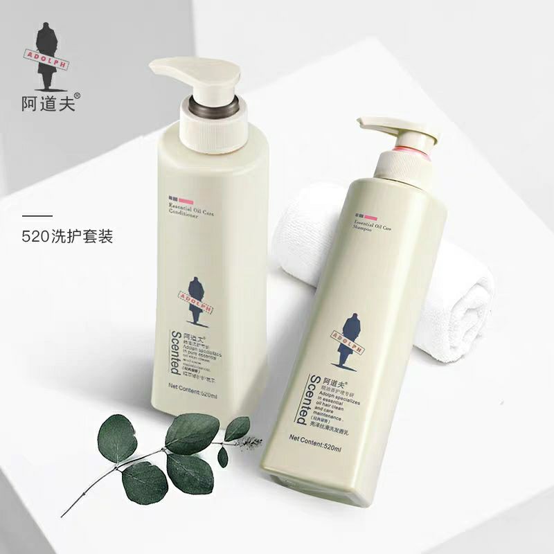 [Dòng thường] Bộ dầu gội + Dầu xả Adolph