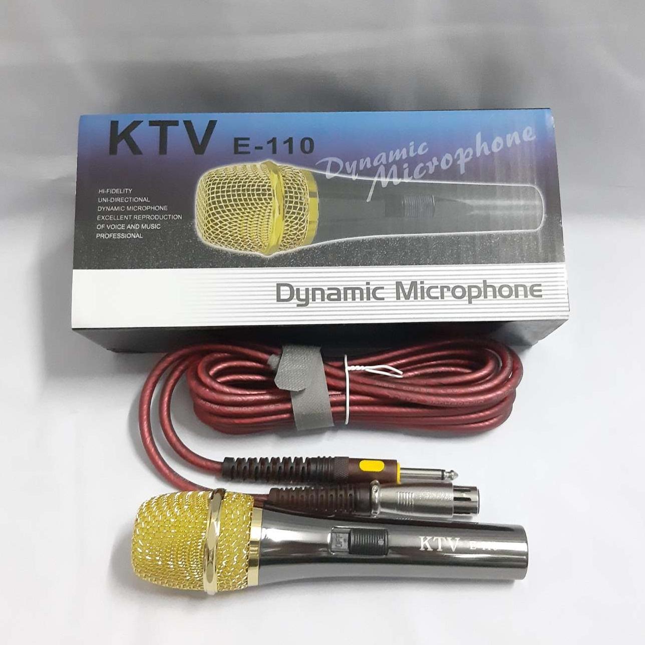 Micro KARAOKE có dây KTV E110 / SUNRISE SM-228