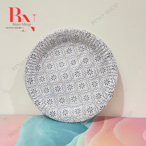 Dĩa Giấy In Hình 23cm -10 Cái