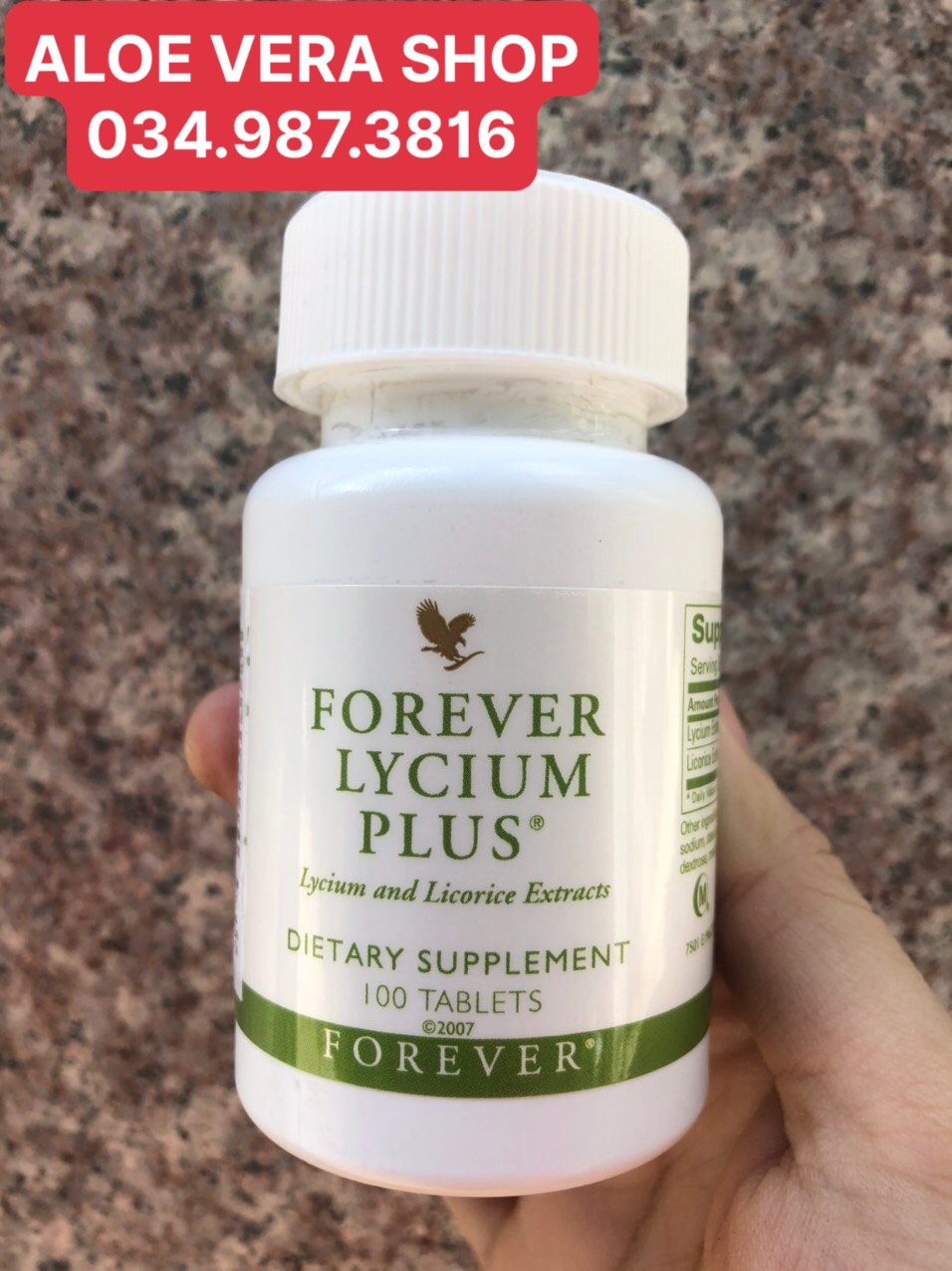 (RẺ VÔ ĐỊCH) Viên Bổ Phổi Forever Lycium Plus - 072FLP - 072forever - 072lohoi