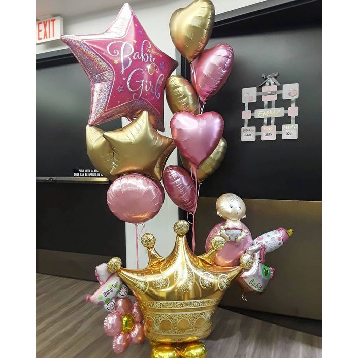 Set 2 Bóng kiếng ngôi sao 5 cánh trang trí size 45cm