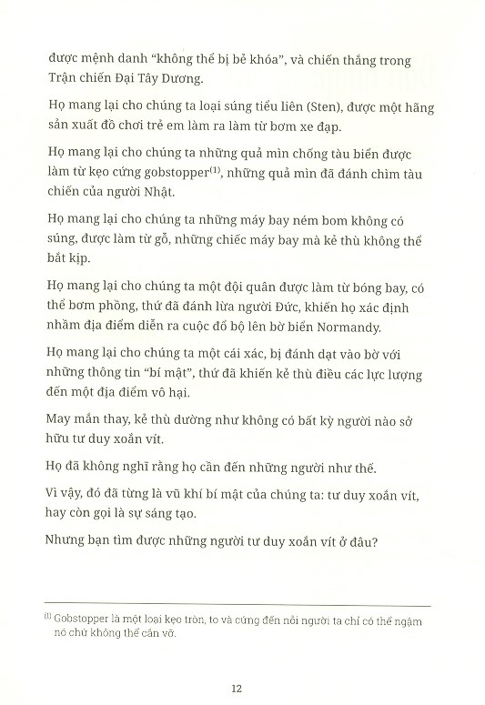Bệnh Mù Sáng Tạo Và Cách Chữa Nó