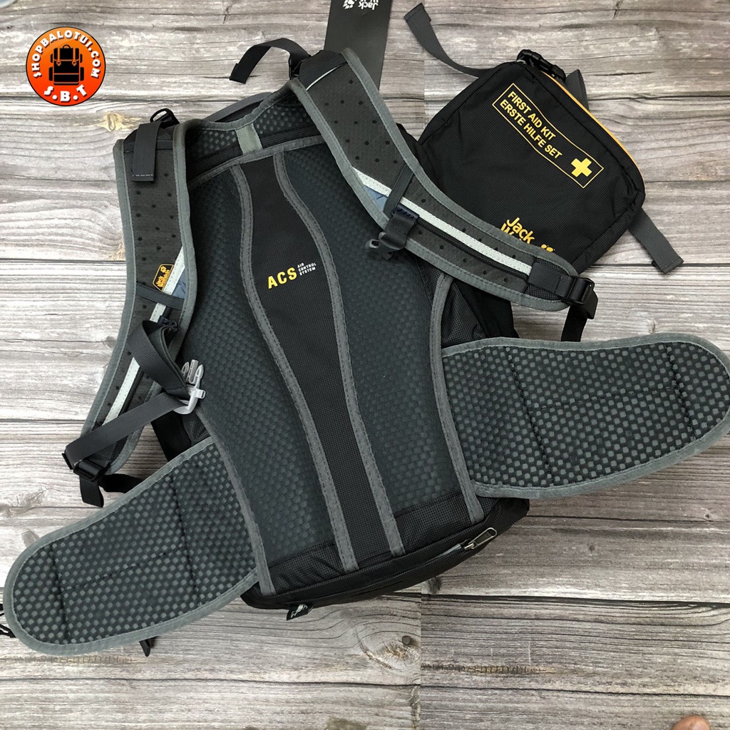 Balo du lịch nam nữ Jack Wolfskin Moab Jam 30L, Balo leo núi trekking đi phượt chống nước có ngăn đựng laptop