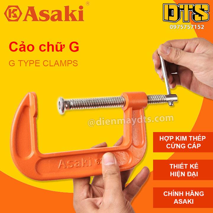 Cảo chữ C Asaki AK-6263 4inch