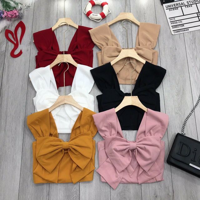 Áo cái nơ bản to