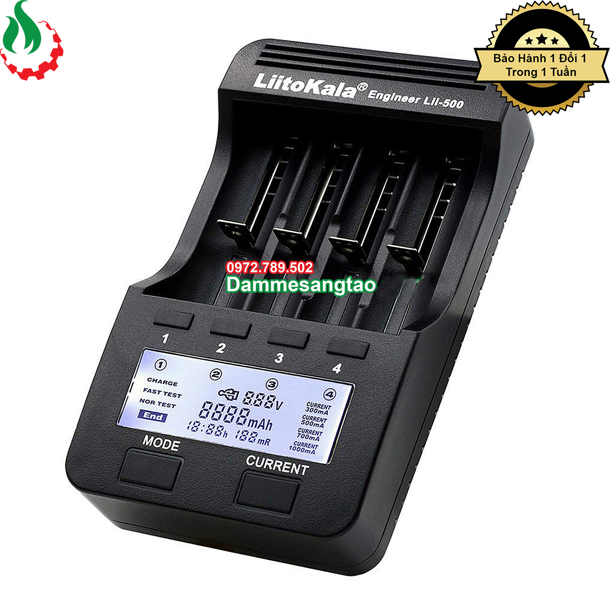 Sạc và test dung lượng pin đa năng Liitokala Lii 500