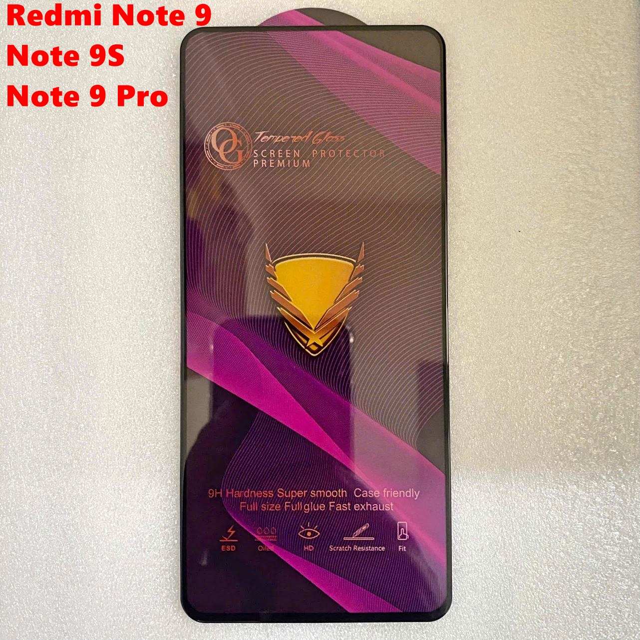 Dán cường lực full màn hình og xiaomi redmi note 9 - note 9s - note 9 pro - note 9 pro max